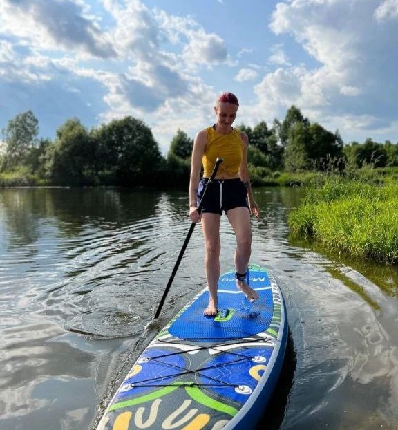 Боровск. Сплав на SUP бордах, на САП-ах